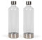Livoo, Set de 2 Bouteilles de Gazéification DOM464AC1, compatibles avec la Machine à Soda Livoo DOM464, en PET, Capacité 1 L chacune.