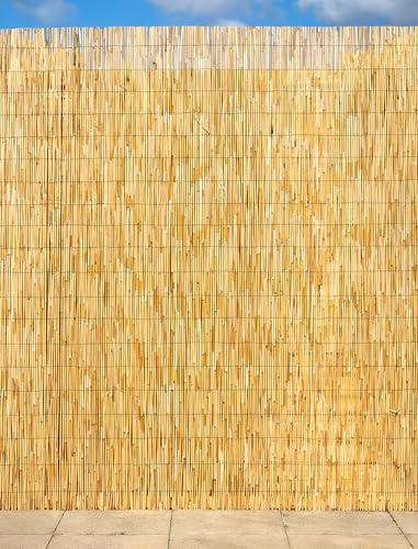 Primrose Thick Natural Bamboo Style Reed Outdoor Patio Fencing Screening 3m x 2m (9ft 8in x 6ft 5in)