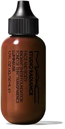 MAC, Studio Radiance Face And Body Radiant Sheer Foundtion - N8, 50 ml