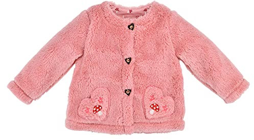 Bondi Puscheljacke ´Pilze´Baby Mädchen Felljacke Jacke Trachten Jacke Baby Geschenk (74)