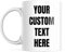 Tasse mit individuellem Text – fügen Sie Ihren persönlichen Text hinzu – Personalisierte Tassen mit anpassbaren Wörtern, Text oder Namen, Geschenkidee, Kollegen, machen Sie Ihre eigenen Kaffeetassen,
