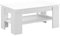 xonox.home Tisch Titan Couchtisch Wohnzimmertisch Tisch Wohnzimmer Sofatisch Beistelltisch in weiß Nb.ca.100x45x60 cm mit Ablageboden