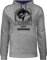Pullover Herren Frauen Hoodie Kontrast zweifarbig - Angeln - Angler Geschenk - XL - Grau meliert/Navy Blau - Angel fischen carp Hoodies Fisch Fishing angelzubehör Karpfen Fischer Name angelfan