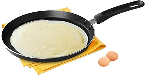 OQHAIR kitchen pots and pans Crepe Pan Nonstick Frying pan Bakelite Handle, Easy Pancakes Omelette Fried Eggs Tortilla Pita Bread Crepes Frying Pan (Size : 28cm) (20cm)