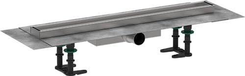 hansgrohe 56163000 RainDrain Compact Duschrinne 600 befliesbar für Flache Installation Komplettset