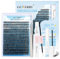 Kit Extension Cils Maison Faux Cils Individuel 280PCS Extension Cils Bouquet 40D C Curl 8-16mm avec Bond and Seal Colle Applicateur Pince Crème Dissolvant de Colle DIY Kit Cils Gemerry Cils(40D-C-Kit)