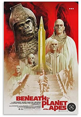 SECOLI Beneath The Planet Of The Apes MovieFashion Poster Dekorative Malerei Leinwand Wandkunst Wohnzimmer Poster Schlafzimmer Gemälde 40 x 60 cm
