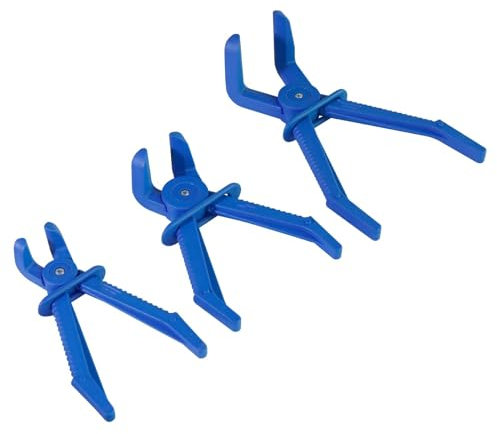 3pcs Schlauch Abklemmzange, Schlauch Klemmzange,Schlauchklemmenzange, Schlauchklemmen Zangen Set,Kühlschläuchen Brems Benzinleitungen Hydraulikschlauch Kfz Schlauch Abklemmzange