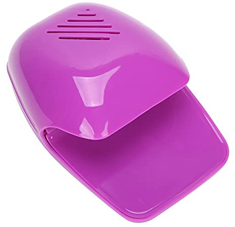 JTLB Professioneller tragbarer Nageltrockner-Ventilator, ideal Haushaltsnagellack und Gel-Maniküre, effizientes Nagelkunsttrockner-Gebläsewerkzeug (lila)