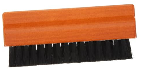 HEMOTON 3st Schallplattenbürste Vinylbürste Für Schallplatten Holz Reinigungsbürste Cd Saubere Bürste Reinigungsbürste Für Phonographen Reinigungsset Für Plattenspieler Grammophon Jahrgang