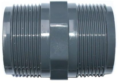PVC - U AG x AG Doppelnippel 1 1/2