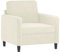 ULUYYUC Sofa Bed Camping Sofa Ecksofa Schlafsofa - Sessel Creme 60 cm Samt für Party Lounge Garten Terrasse
