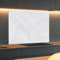 Spritzschutz Küchenrückwand Alu Matt 60 x 40 x 0,3 cm Natürliche weiße Marmortextur, Küchenwand Wandschutz, Herd Spritzschutz, Rückwand Küche, Pfannenspritzschutz - RUECKWAND24