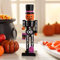 Fun Express 14426592 Halloween Nussknacker aus Holz, Jack-O'-Lantern, 1 Stück, Mehrfarbig