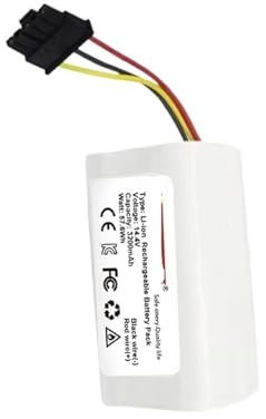 Batterie, Compatible Avec Xiaomi, Accessoires For Aspirateur Robot Home E10 E10 E12 B112, Accessoires De Batterie De Remplacement(3200mAh X1 PCS)