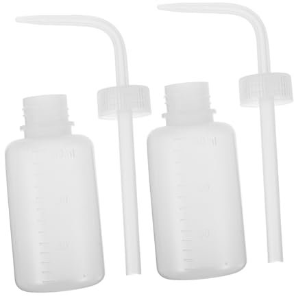 ABOOFAN 2stücke Spritzflasche Laborflasche Mit Schmaler Öffnung Für Pflanzen Tattoo Wimpernverlängerung Spritzflasche Mit Skalenetikett
