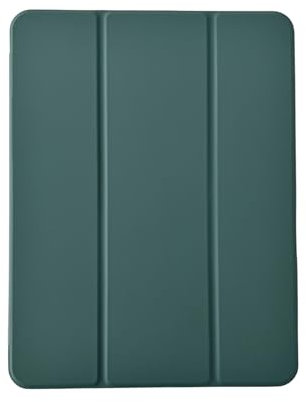 AKABEILA Custodia per tablet per Huawei MatePad SE 11 Slim PU Custodia ibrida in pelle con portamatite regolabile in tre ante supporto verde scuro