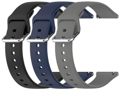 Chofit Ersatz-Uhrenarmbänder, kompatibel mit DDXCAW P2/AcclaFit P5, weiches Sport-Silikon-Armband für P5/P2 Smartwatch, 3 Stück