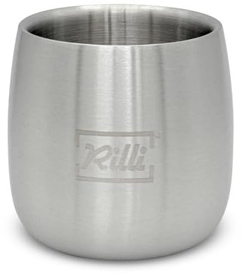 Rilli BLW Trinklernbecher aus Edelstahl ab 6 Monate BPA Frei - Geschmacksneutral, Spülmaschinenfest, Wiederverwendbar, Unzerbrechlich