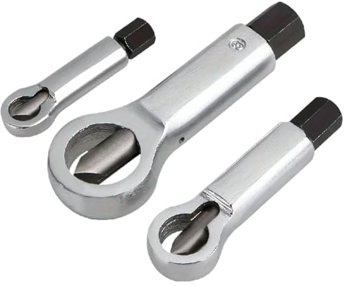‌3-teiliges Hochleistungs-Mutternsprenger-Knacker-Werkzeug – Manueller Bolzenrostlöser for Entfernen festgefrorener Bolzen und Muttern Zum Entfernen Gebrochener Muttern