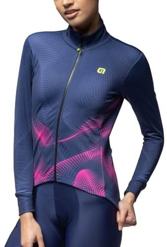 Alé Women's Pragma Cosmic Jacket, Navy Blue, XL