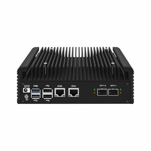 Computer firewall solido i3-N305 2x10G SFP LAN SFP+ 2x2.5G i226-V Mini PC NVMe 2*SATA NAS Home Server
