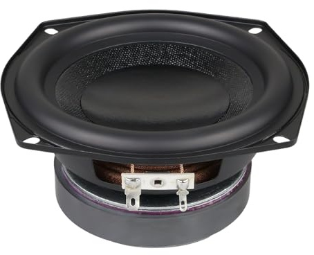 KAHDGSS Heavy Duty 5.25inch Subwoofer Speakers 40W 4Ohm Y30 Structure IPX7 Water Resistance ABS Metal Composite Heavy Duty ABS+metal