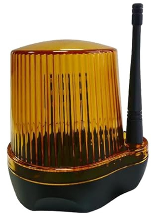 Uxsjakjsd Lampe D'Alarme LED Clignotante AC DC 24V 230VAC pour Ouvreur de Portail à Battant et de Portail Coulissant.