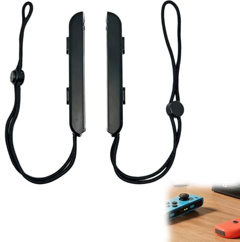 Wcawnlt Correa para Mando Compatible con Nintendo Switch, Correa de Muñeca Ajustable con Sistema de Bloqueo, Accesorio de Control para Juegos Multijugador Familia Niños y Adultos