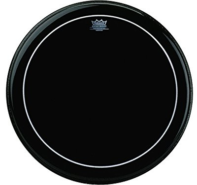 Remo Schlagzeugfell Pinstripe Ebony Bassdrum - 26 - ES-1626-PS