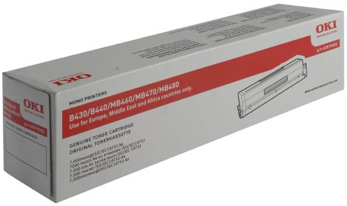 OKI 43979202 B430, B440, MB460, MB470 Tonerkartusche 7.000 Seiten, schwarz