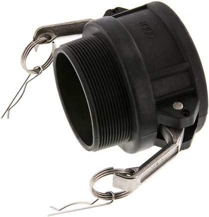 Kamlock-Kupplung (B) R 3(AG), Polypropylen Werkstoff:Polypropylen* Gewinde:R 3 DN:75 (3) mm PN:6