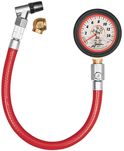 Longacre 52-52034 0-15 PSI Reifendruckmesser, 5,1 cm