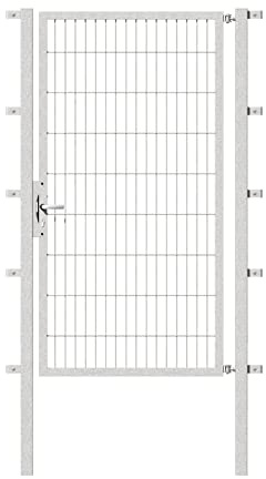 Alberts 646769 Einzeltor Flexo mit Zubehör | verschiedene Breiten und Höhen | feuerverzinkt | Breite 100 cm | Höhe 180 cm