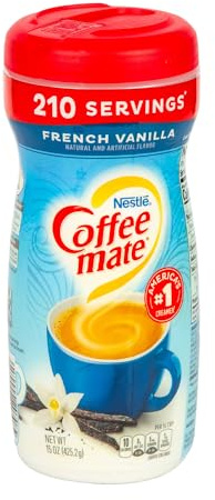 Coffee-Mate, French Vanilla Powdered Coffee Creamer, 15oz Canister (Pack of 3) by Coffee-Mate