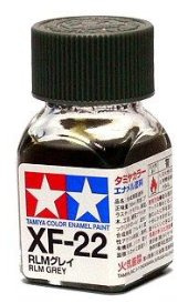 RCECHO® 2x Tamiya Model Color Enamel Paint XF-22 Rlm Grey Net 10ml 80322 CA358 mit RCECHO® Vollversion Apps Ausgabe