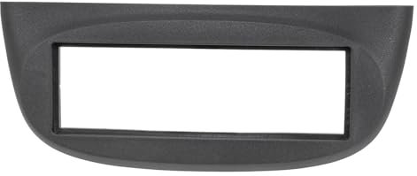tomzz Audio 2445-016 Radioblende kompatibel mit Renault Twingo II ab 2007 Renault Wind ab 2010 schwarz