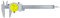 Mitutoyo 505-732 Pied à coulisse 1 mm par Rev, plage 0-150 mm, précision 0,01 mm
