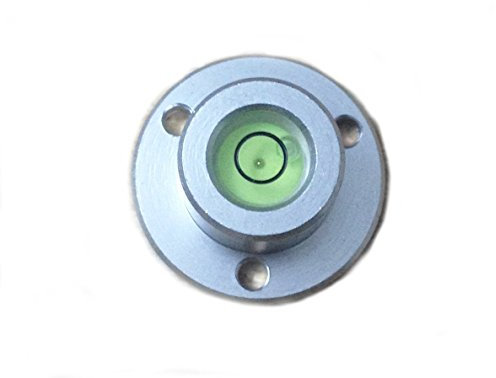 Driak Aluminum Metal Case Bullseye Level Spirit Level, 22x14x10mm/0.87x0.55x0.39