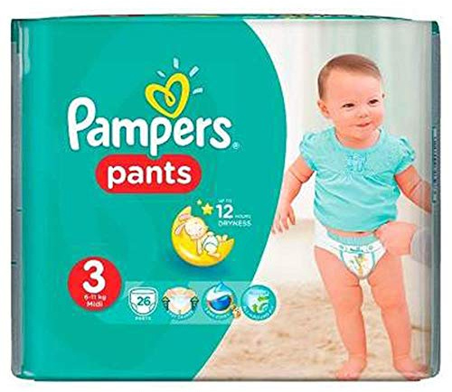 Pampers Windelhöschen, Größe 3, Tragetasche, 6–11 kg, 26 Stück