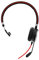 Jabra Evolve 40 MS Mono Headset – Microsoft Teams zertifizierte Kopfhörer für VoIP Softphone mit passivem Noise-Cancelling – USB-C Kabel mit Anrufsteuerung – schwarz