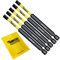 5 x SabreCut SCRSL589_5 89mm SL5 Slotted Magnetic Impact Screwdriver Driver Bits Set Single Ended Heavy Duty