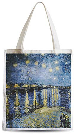 Fabulous Große Einkaufstasche Tragetasche Van Gogh Die sternenklare Nacht über dem Rhone/Malerei