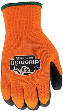Octogrip 10G Cold Weather Glove Poly Knit Foam Latex Palm OG450 (9L)