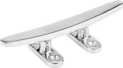 Bootsklampe Anlegeklampen Ersatz für Boote Klampe Rostfrei 316 Edelstahl Silber Marine Boat Dock Deck Cleat Flat Top Base Niedrige mline Cleat