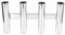 KIMISS 4 Tube Fishing Pod Rack Edelstahl Wandmontage Seitlich Montiert Rutenhalter Angelrute Pod Stangenhalter für Marine Yacht Boot