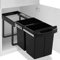 Susany Poubelle Amovible de Cuisine Poubelle Encastrable Cuisine Fermeture en Douceur 48 L