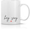 tradercat Tasse mit Spruch - Motiv – Hey sexy – einseitig bedruckt – Kaffeetasse – lustig – Arbeit – Büro – Geschenk - Teetasse - Kaffeebecher (hey sexy)