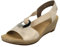 Rieker 624H6-60 Ladies Beige Pull On Sandals