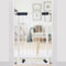 Callowesse Kuvasz Tall & Narrow Child and Pet Gate 96cm High, Fit Openings of 66-73cm. Pressure Fitted No Screws for Narrow Doorways, Stairs and Hallways. Extensions Available. White